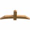 Ekena Millwork Bellingham Rough Sawn Timber Gable Bracket, Western Red Cedar, 60"W x 22"H x 4"D x 6"F, 9/12 Pitch GBW060X22X0406BEL00RWR - alternate 2